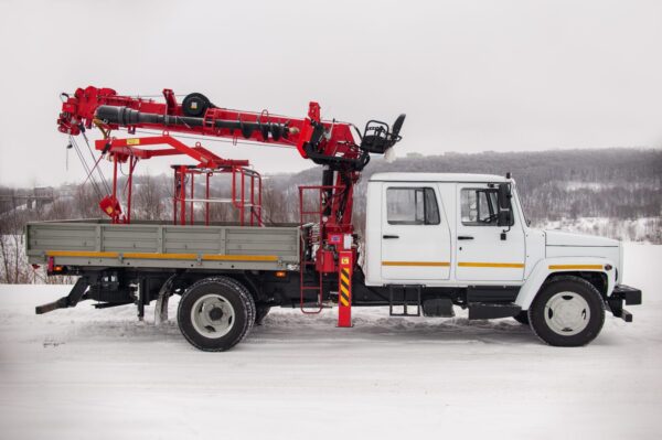 БКМ бурильно-крановая установка taurus 035 на шасси ГАЗ 33086 ЗЕМЛЯК С 2 РЯДНОЙ КАБИНОЙ - фото 4. БКМ бурильно-крановая установка taurus 035 на шасси ГАЗ 33086 ЗЕМЛЯК С 2 РЯДНОЙ КАБИНОЙ - фото 4.
