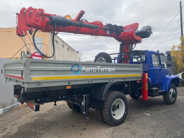 БКМ Бурильно крановый автомобиль TAURUS 035 на шасси ГАЗ Земляк 33086 - фото 3.