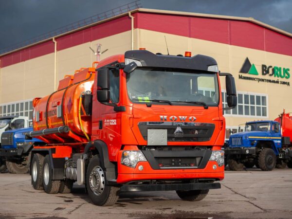 Автотопливозаправщик АТЗ-14,2 СЕКЦИИ на шасси HOWO - фото 5. Автотопливозаправщик АТЗ-14,2 СЕКЦИИ на шасси HOWO - фото 5.